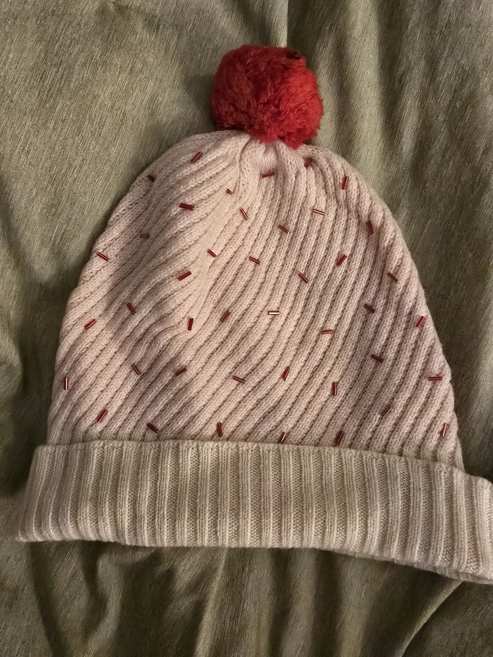 kate spade Cupcake Pink Beanie